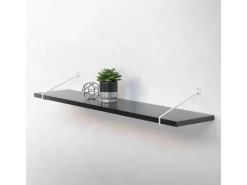 ML-Design Küchenregale<2 Stück Regalhalterung 265 mm aus Stahl Haarnadel Regalwinkel