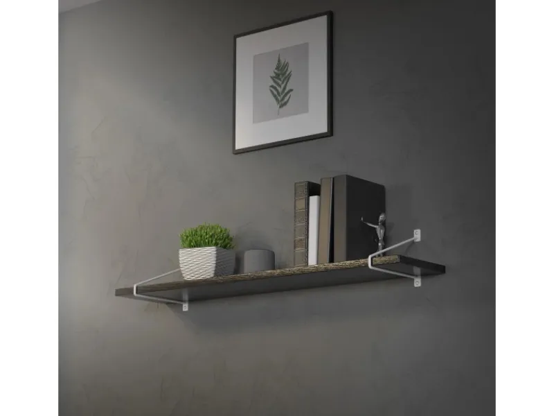 ML-Design Küchenregale<2 Stück Regalhalterung 265 mm aus Stahl Haarnadel Regalwinkel