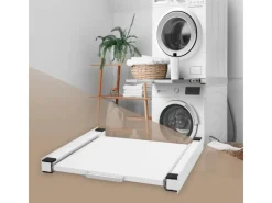 ML-Design Zwischenbaurahmen mit Ausziehplatte 60x60 cm für Waschmaschine< Waschmaschinen