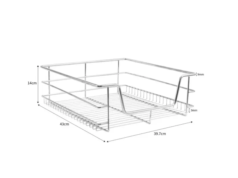 Monstershop 3 x Ausziehbare Küchenschublade Für 50cm Breite Schränke< Küchenschränke