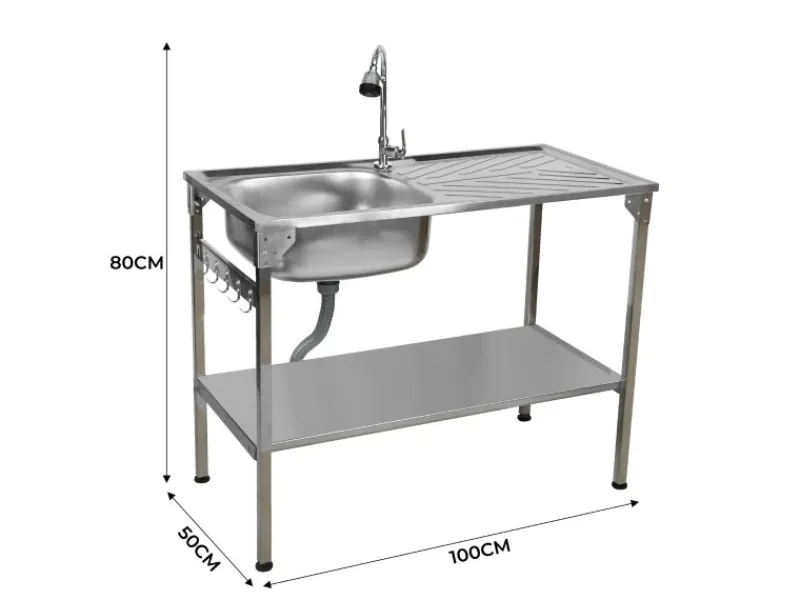 Monstershop Faltbarer Camping Spültisch< Zubehör Für Küchenarmatur|Schneidebretter