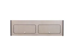 Monstershop Küchenschränke<Wohnwagen Hängeschrank mit schwarzem Rand 120cm x 35cm x 35cm