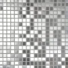 Mosaik Metall Edelstahl 30 cm x 30 cm< Küchenrückwände