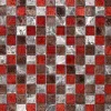 Mosaikmatte Naturstein Metalica Marron 30 cm x 30 cm< Küchenrückwände