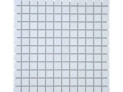 Best Mosaikmatte Weiß Keramik 33 cm x 33 cm Glänzend