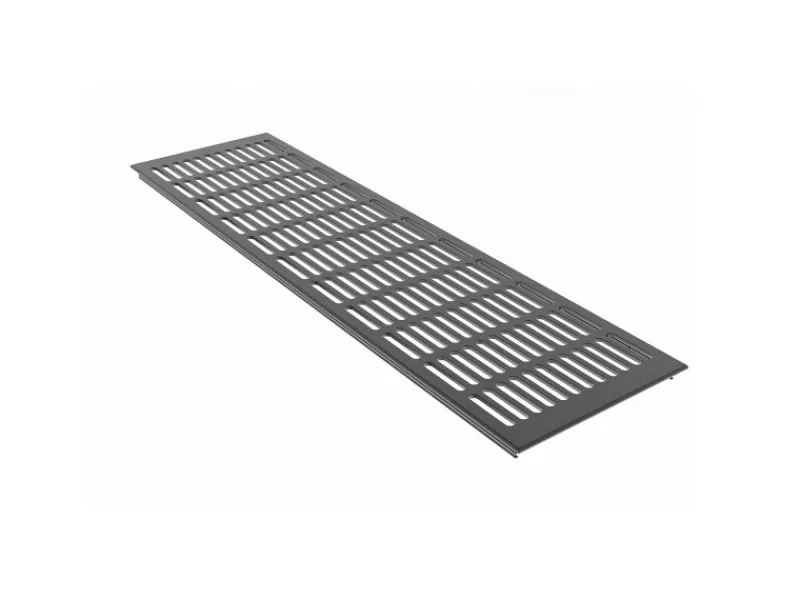 MS Beschläge Alu-Gitter 150 x 1000 mm Anthrazit RAL 7016 Luftzirkulation< Gefrierschränke|Kühlschränke