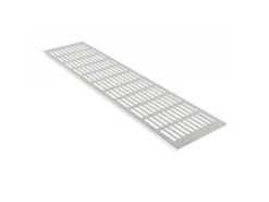 Herde<MS Beschläge Belüftungsgitter 130 x 1000 mm Aluminium Silber F1 Eloxiert