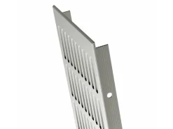 Herde<MS Beschläge Belüftungsgitter 130 x 1000 mm Aluminium Silber F1 Eloxiert