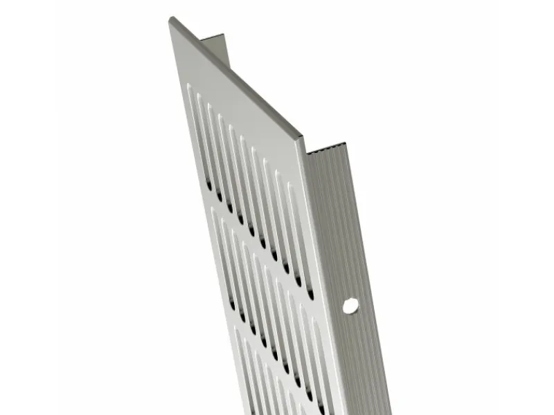 Herde<MS Beschläge Belüftungsgitter 130 x 1000 mm Aluminium Silber F1 Eloxiert