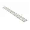 New MS Beschläge Lüftungsgitter 60 x 800 mm Alu Silber F1 Eloxiert Belüftungsgitter
