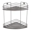MSV Küchenregale<Eck-Regal Kery Stahl 20 cm x 20 cm x 23,5 cm Mattschwarz