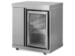 MyOutDoorKitchen Kühlschränke<Modul mit Kühlschrank und Aufbewahrungsschrank Stainless Collection