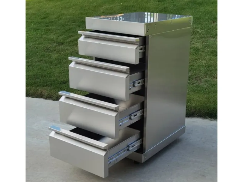 MyOutDoorKitchen Schubladenmodul Stainless Collection< Kücheninseln