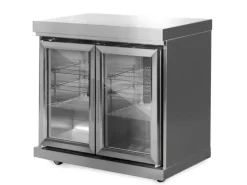 Hot MyOutDoorKitchen Zweitüriger Modul-Kühlschrank Stainless Collection