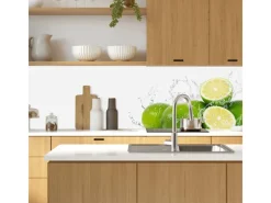 Clearance MySpotti Küchenrückwand Profix Cucina Aqua-Limet 100 x 60 cm Grün-Gelb