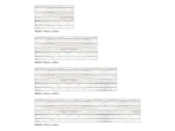 Kochfelder|Herde<MySpotti Küchenrückwand Profix Cucina Jona Holz 100 x 60 cm Eiche Nordic Weiss
