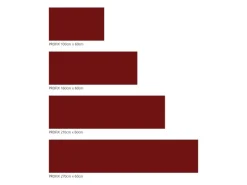 Hot MySpotti Küchenrückwand Profix Cucina RAL34  270 x 60 cm Purpurrot