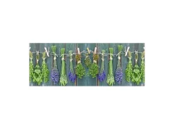 Discount MySpotti Küchenrückwand Profix Cucina Kräuter Provence 160 x 60 cm Grün-Lila
