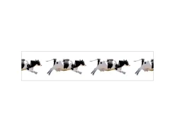 Küchenrückwände<MySpotti Küchenrückwand Profix Cucina Fliegende Kuh 270 x 60 cm Schwarz-Weiß