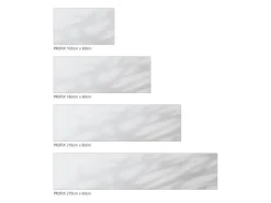 Küchenrückwände<MySpotti Küchenrückwand Profix Cucina Leaves Shadow 160 x 60 cm Weiß-Grau