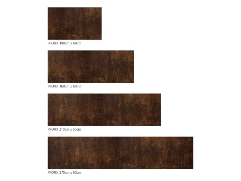 MySpotti Küchenrückwand Profix Cucina Metall Korridiert 270 x 60 cm Rost< Küchenrückwände