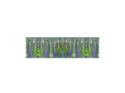 Discount MySpotti Küchenrückwand Profix Cucina Kräuter Provence 210 x 60 cm Grün-Lila