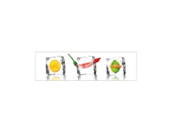 Hot MySpotti Küchenrückwand Profix Cucina Eisfrüchte 210 x 60 cm Kristallklar