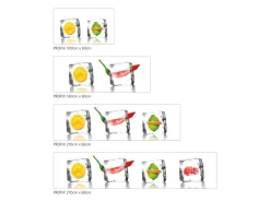 Hot MySpotti Küchenrückwand Profix Cucina Eisfrüchte 210 x 60 cm Kristallklar