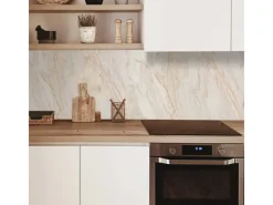 MySpotti Küchenrückwand Profix Cucina Mia 210 x 60 cm Beige-Weiß< Küchenrückwände