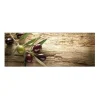 MySpotti Küchenrückwand Profix Cucina Mediterran 160 x 60 cm Braun-Grün< Küchenrückwände