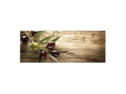 MySpotti Küchenrückwand Profix Cucina Mediterran 160 x 60 cm Braun-Grün< Küchenrückwände
