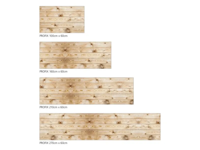 Sale MySpotti Küchenrückwand Profix Cucina Gerhard 270 x 60 cm Holz Hell