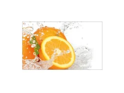 Küchenrückwände<MySpotti Küchenrückwand Profix Cucina Aqua 100 x 60 cm Gelb-Orange-Weiß