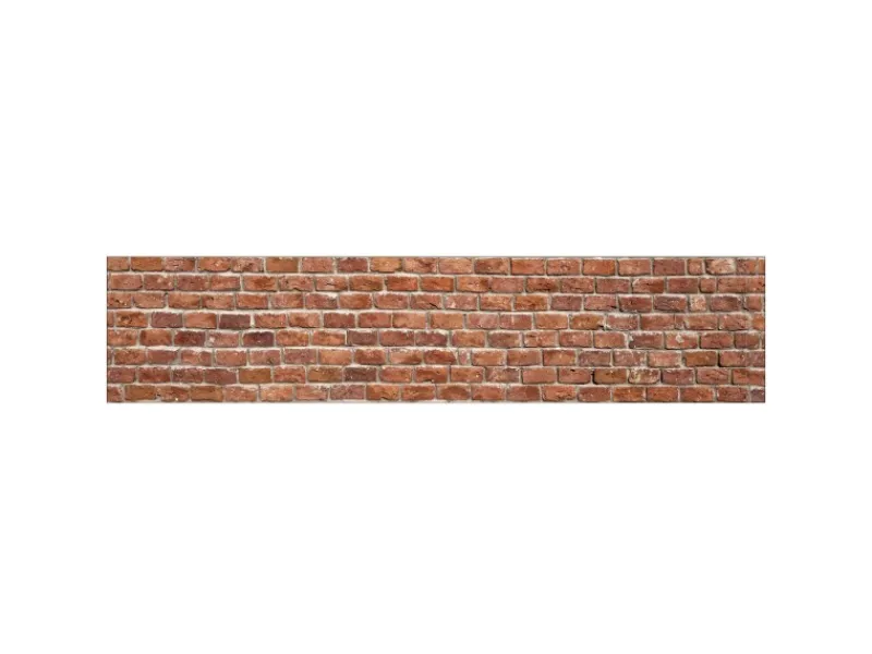 Online MySpotti Küchenrückwand Profix Cucina Brick Wall 270 x 60 cm Ziegelrot