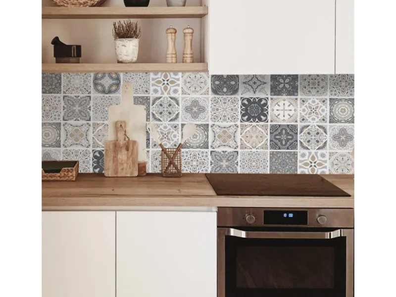 Küchenrückwände<MySpotti Küchenrückwand Profix Cucina Liam 160 x 60 cm Grau-Beige