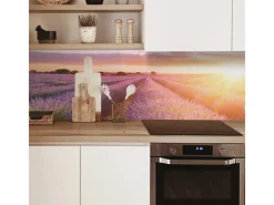 New MySpotti Küchenrückwand Profix Cucina Provence 160 x 60 cm Lavendelviolett