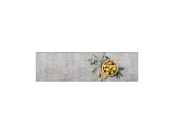 MySpotti Küchenrückwand Profix Cucina Olive und Concrete 210 x 60 cm Olivengrün< Küchenrückwände
