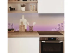 Clearance MySpotti Küchenrückwand Profix Cucina Lavendelfeld 270 x 60 cm Lila