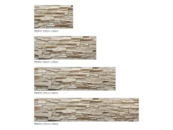 Hot MySpotti Küchenrückwand Profix Cucina Rustical Bricks 160 x 60 cm Stein Hell