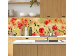 MySpotti Küchenrückwand Profix Cucina Mohnet 100 x 60 cm Mohnblüte< Küchenrückwände