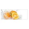 MySpotti Küchenrückwand Profix Cucina Aqua Orange 160 x 60 cm Weiß-Orange< Küchenrückwände