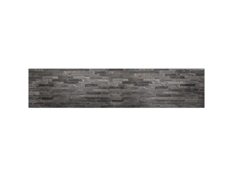MySpotti Küchenrückwand Profix Cucina Black Bricks 270 x 60 cm Steingrau