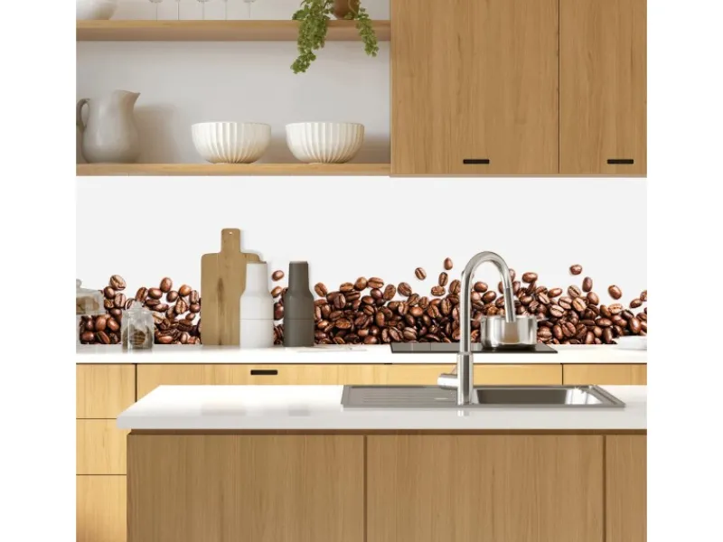 MySpotti Küchenrückwand Profix Cucina Mr.Beans 160 x 60 cm Kaffeebohne< Küchenrückwände