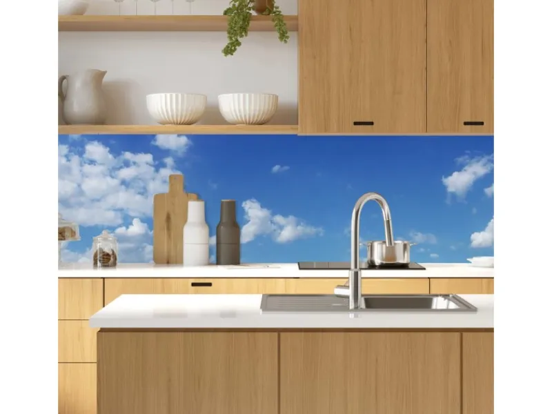 MySpotti Küchenrückwand Profix Cucina Himmel 270 x 60 cm Himmelblau< Küchenrückwände