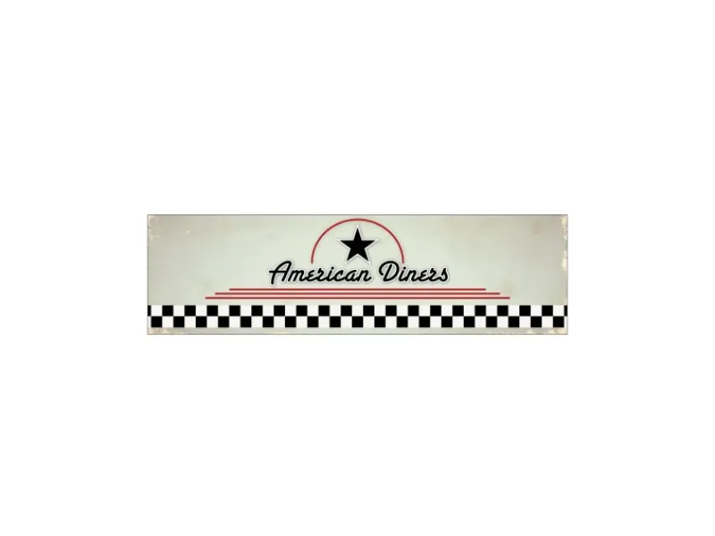 MySpotti Küchenrückwand Profix Cucina American Diners 210 x 60 cm Mehrfarbig< Küchenrückwände