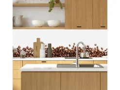 MySpotti Küchenrückwand Profix Cucina Mr. Beans 100 x 60 cm Braun-Weiß< Küchenrückwände