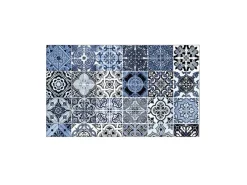 Küchenrückwände<MySpotti Küchenrückwand Profix Cucina Stefano 100 x 60 cm Blau-Weiß
