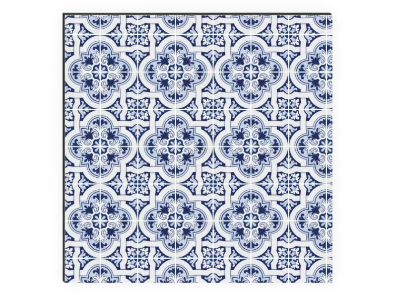 MySpotti Küchenrückwand Profix Cucina Apollon 210 x 60 cm Blau-Weiß< Küchenrückwände