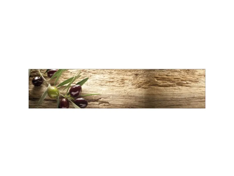 Outlet MySpotti Küchenrückwand Profix Cucina Mediterran 270 x 60 cm Braun