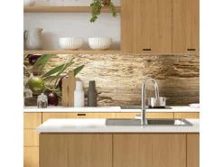 Outlet MySpotti Küchenrückwand Profix Cucina Mediterran 270 x 60 cm Braun